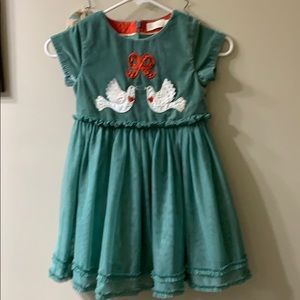 Girls  5-6 Y Boden Christmas Dress